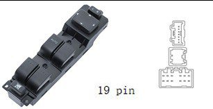 لوحة مفاتيح تحكم زجاج ومرايا السيارة لمازدا 5 (2006-2011) - إصدار 19 Pin