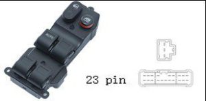 مفتاح تحكم نوافذ هوندا سيتي (2006-2007) - جودة OEM