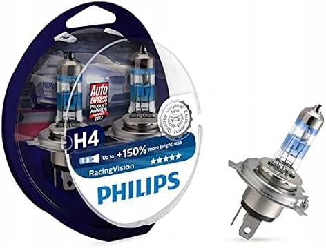 لمبات هالوجين سيارات Philips RacingVision – إضاءة أقوى حتى +150%